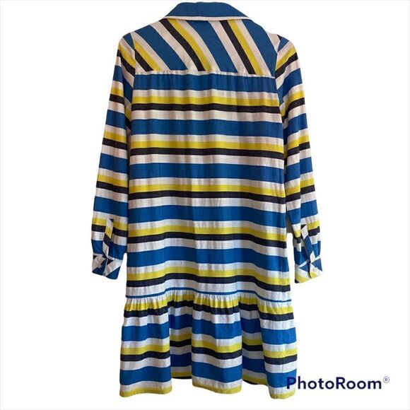 TOMMY HILFIGER long sleeve Striped Shirt Dress - Picture 3 of 13